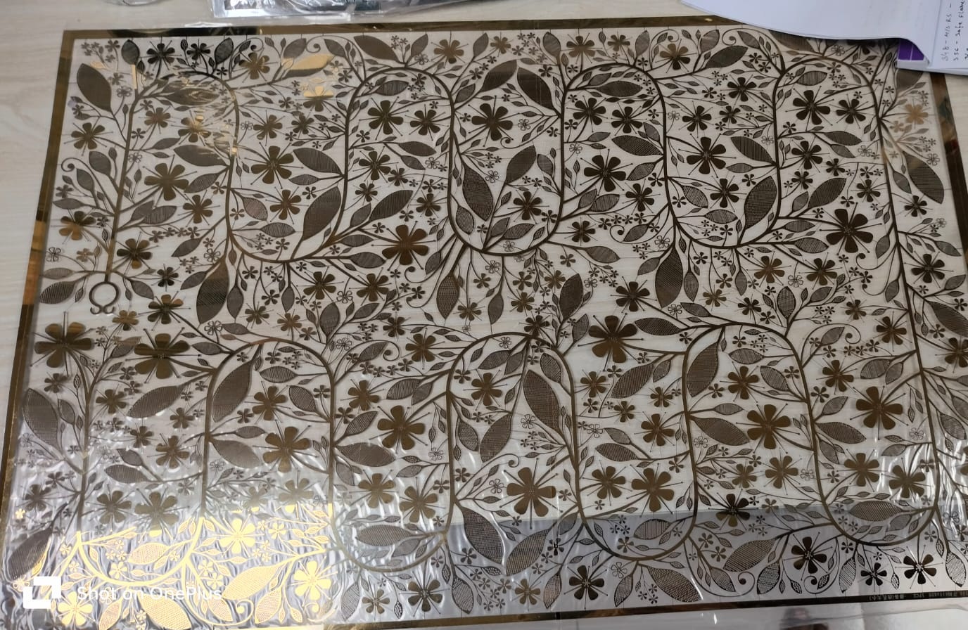 Luxury Jara Door Golden Flower